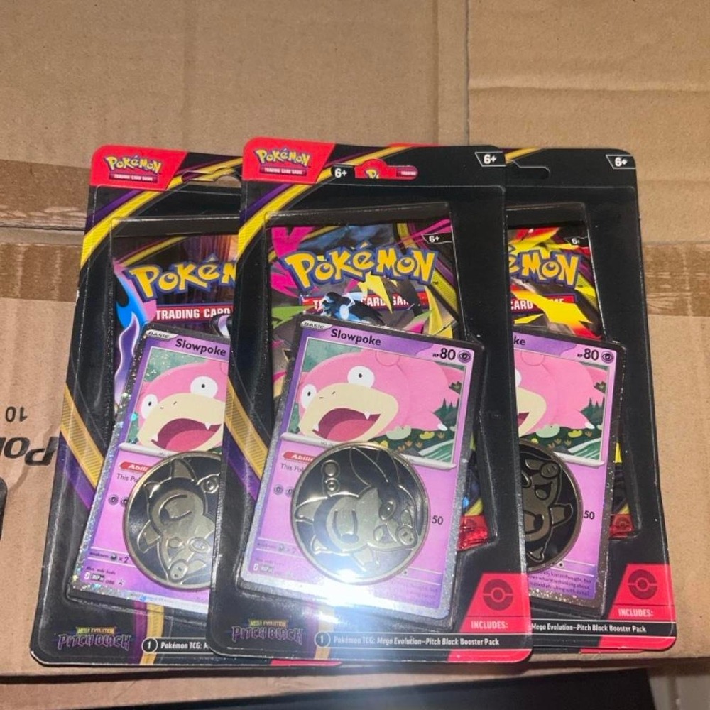 Pokemon TCG Mega Evolution Pitch Black 5 Booster Pack Bundle